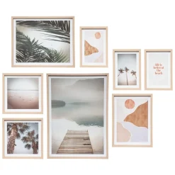 8 affiches encadrées"Paysage"