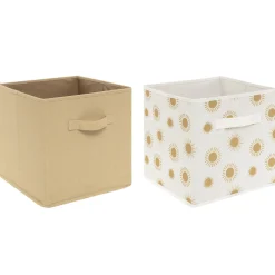 2 bacs rangements enfant "Soleil"
