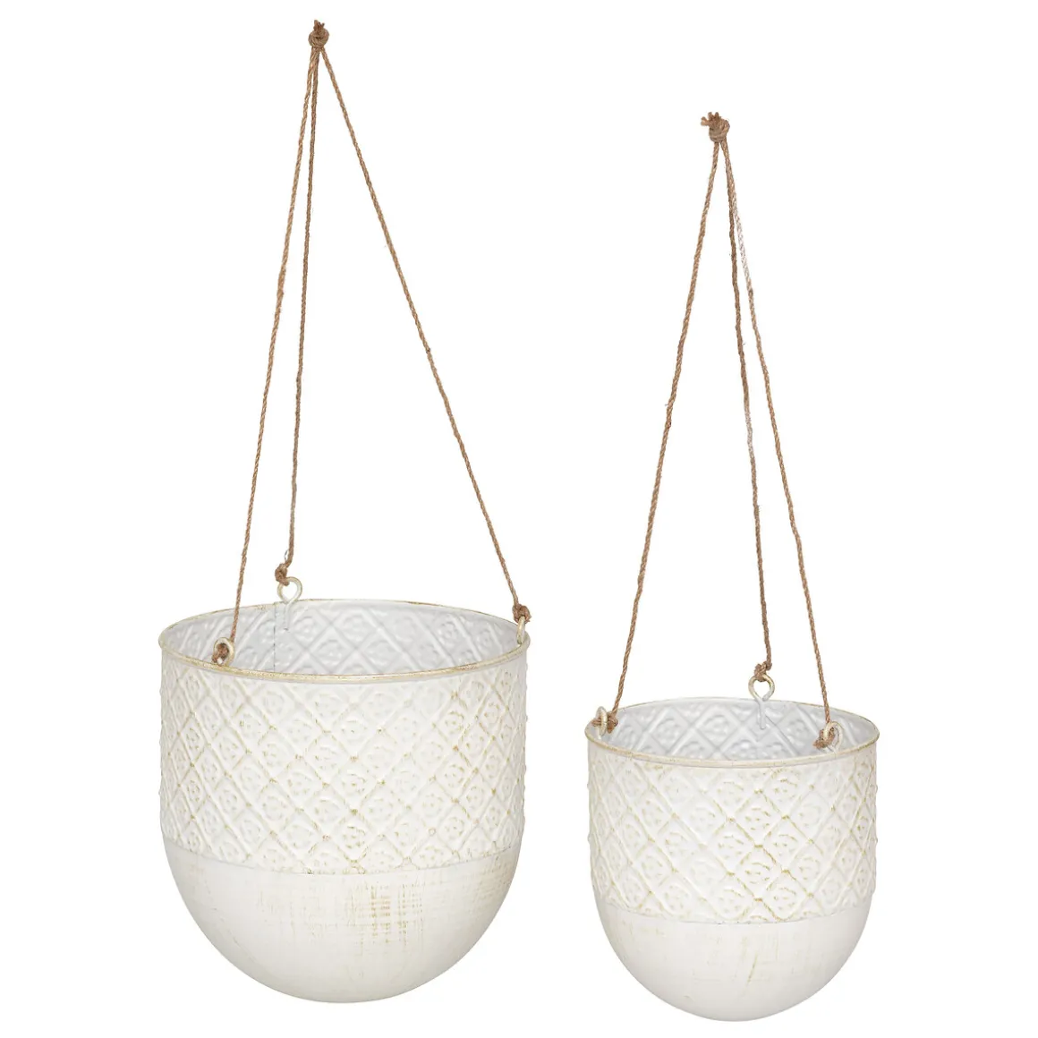 2 cache-pots suspendus "Tino"