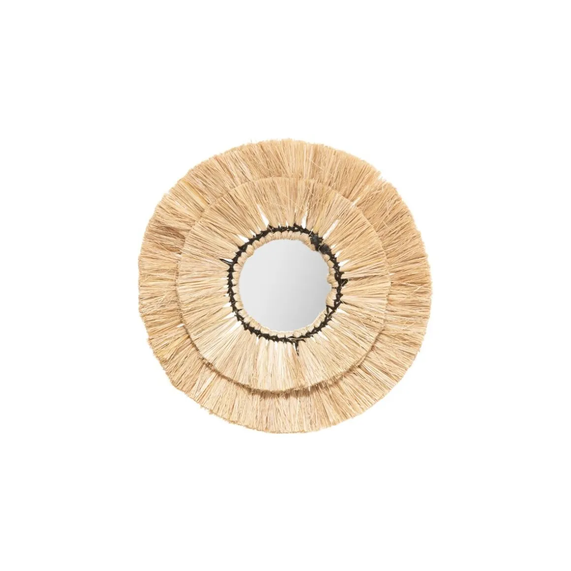 3 miroirs "Alba", Raphia