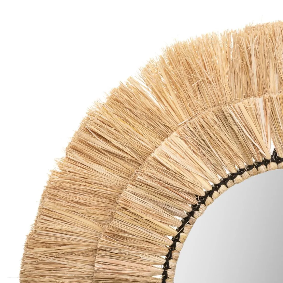 3 miroirs "Alba", Raphia