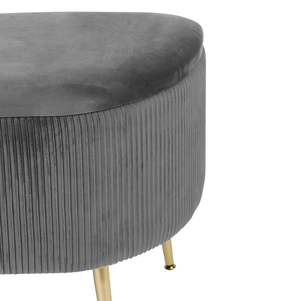 Banc coffre velours "Solaro"