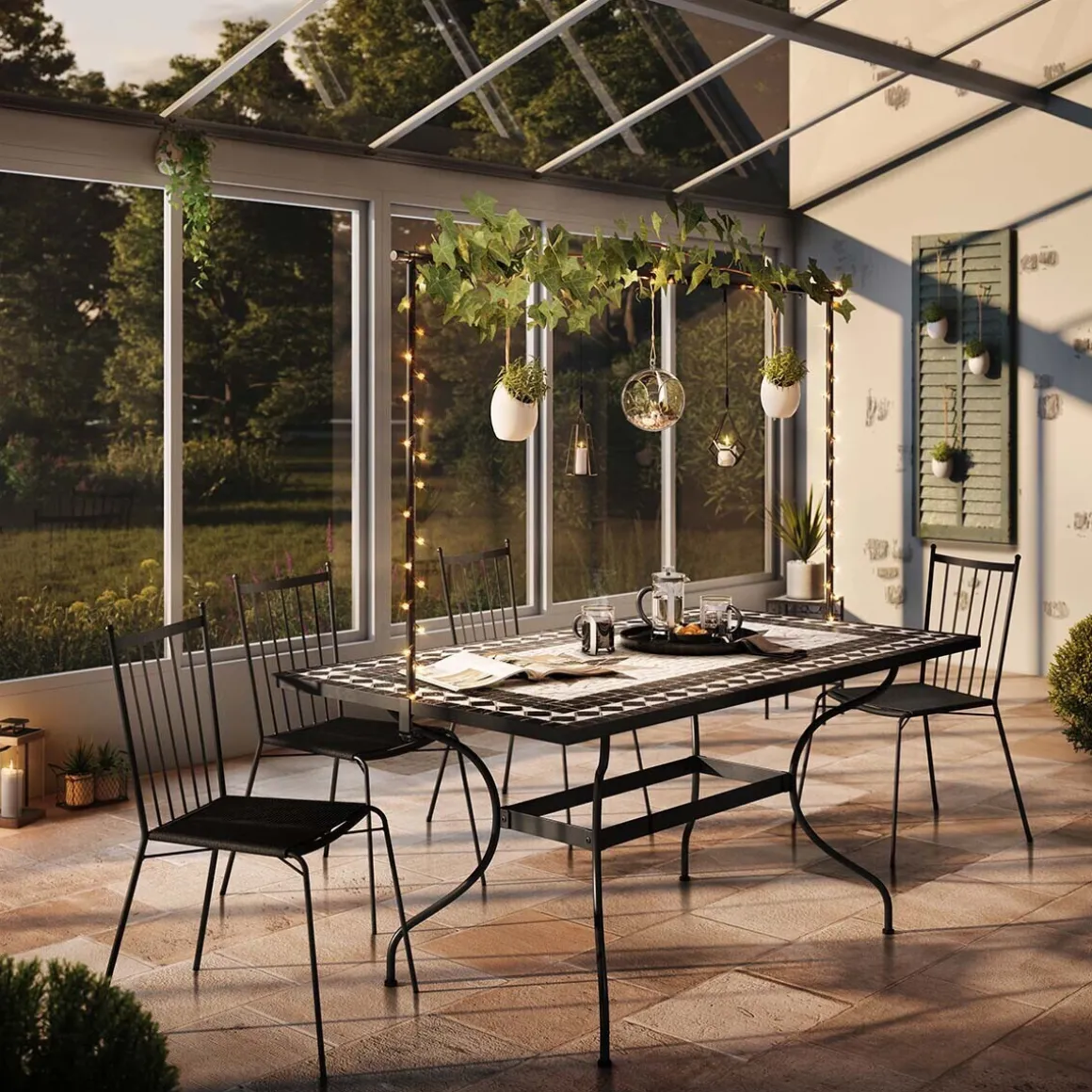 Boule de buis artificiel