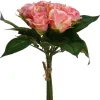 Bouquet de 9 roses artificielles