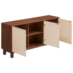 Buffet 3 portes 6 étagères