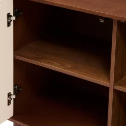 Buffet 3 portes 6 étagères