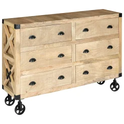 Buffet 6 tiroirs "Silas"