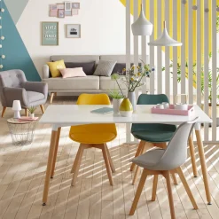 Chaise "Baya", pieds hêtre