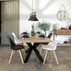 Chaise "Baya", pieds hêtre