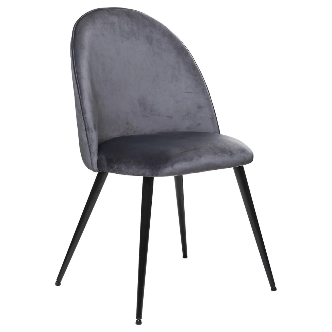 Chaise "Slano", pieds métal noir