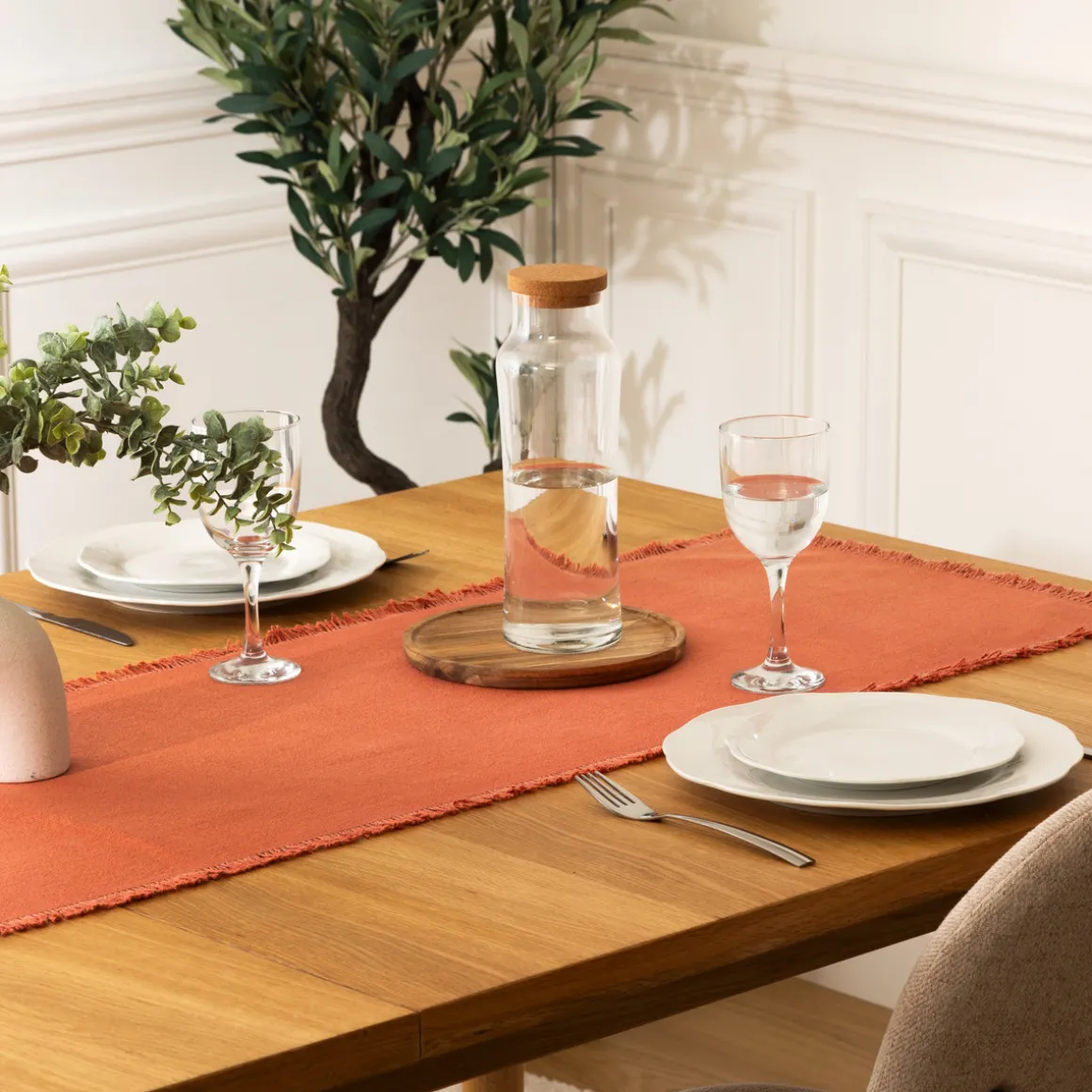 Chemin de table "Maha", coton