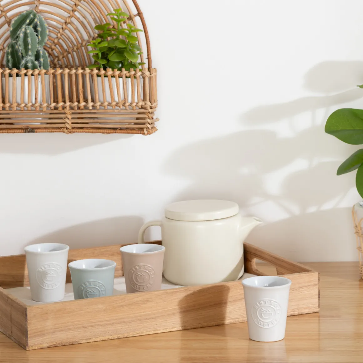 Coffret 4 tasses "Leo"