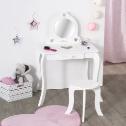 Coiffeuse et tabouret enfant