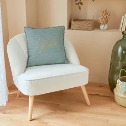 Coussin brodé "Wild"