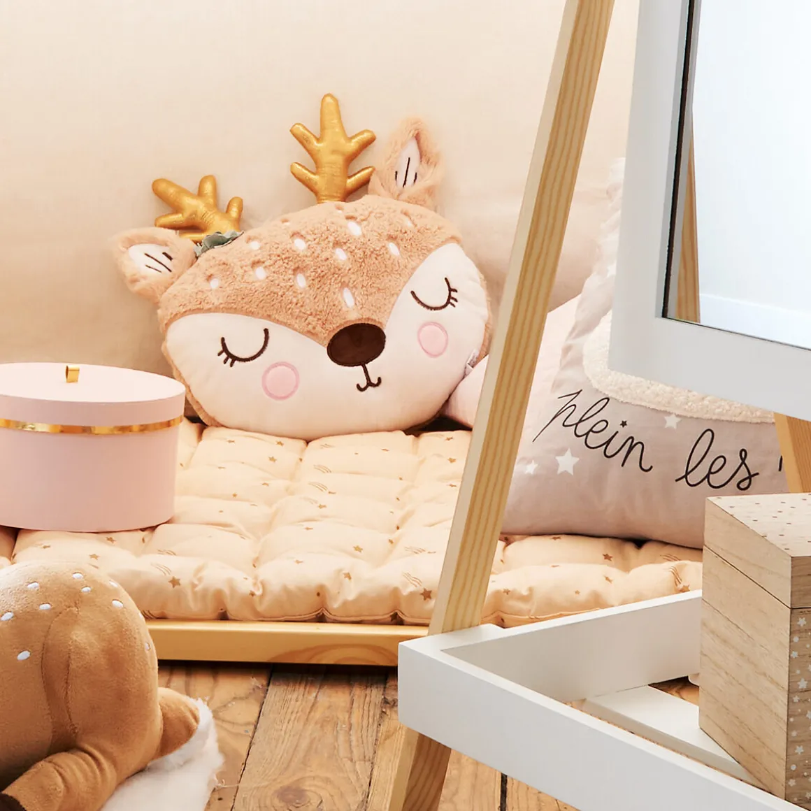 Coussin enfant "Biche"