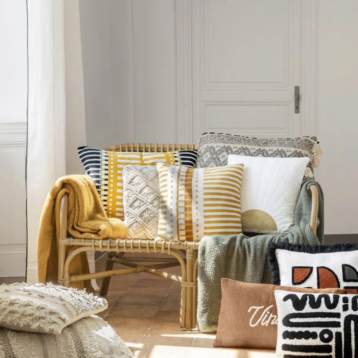 Coussin "Eté Indien"