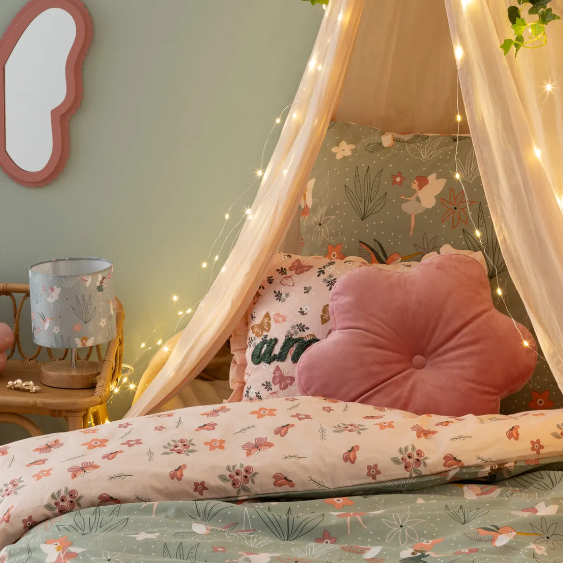 Coussin Fleur "Amelia"