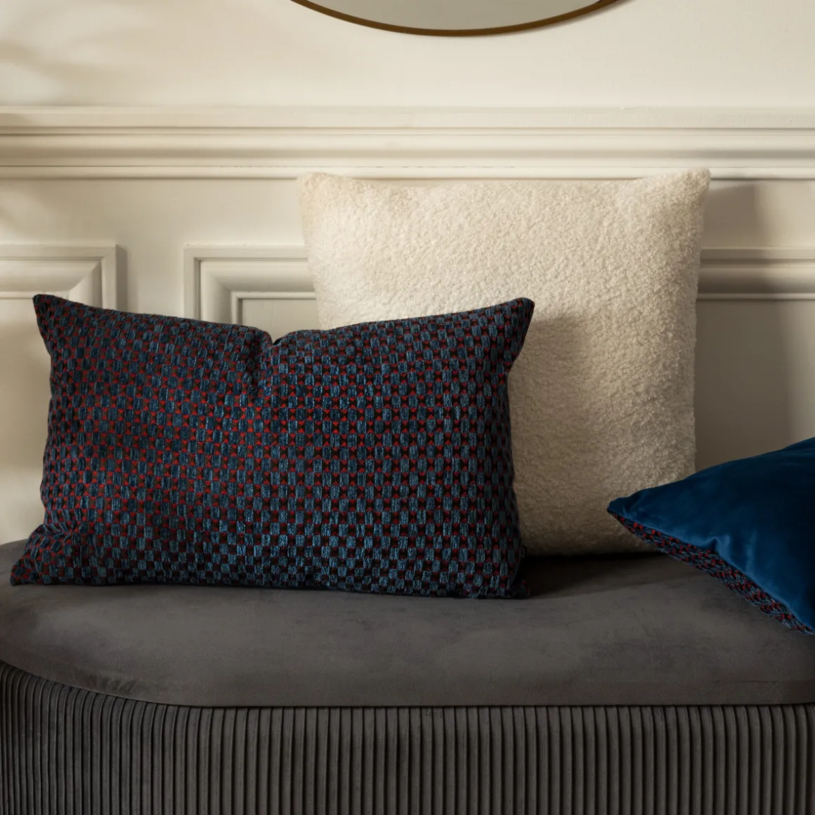 Coussin jacquard "Zaika"