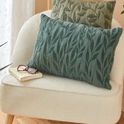 Coussin motif jacquard "Lehto"