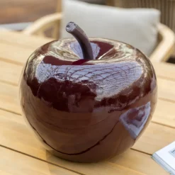 Déco à poser d'extérieur pomme "Glossy"