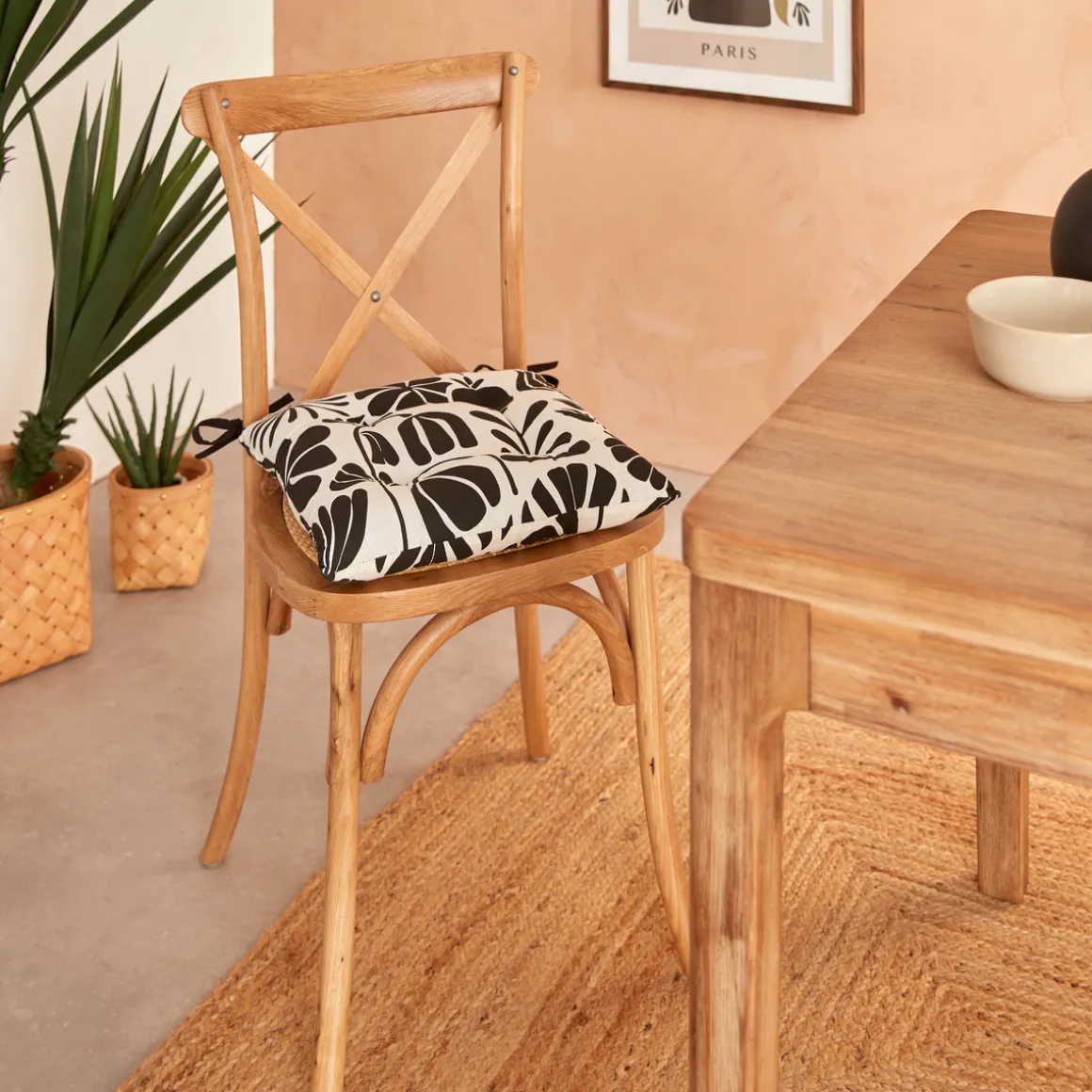 Galette de chaise "Twisted Lime"