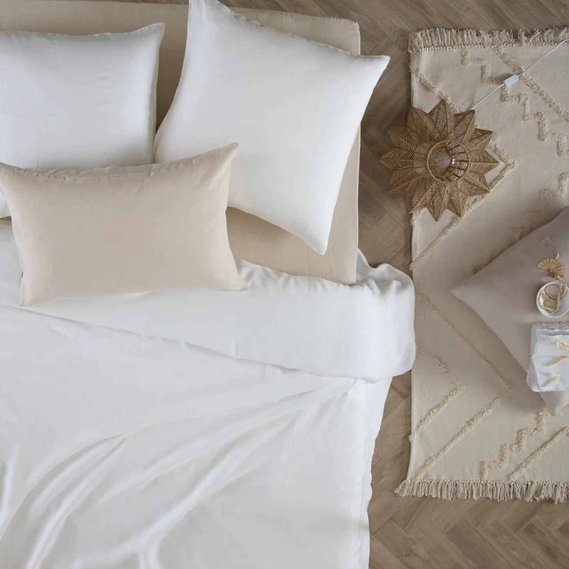 Housse de couette "Linah", lin lavé