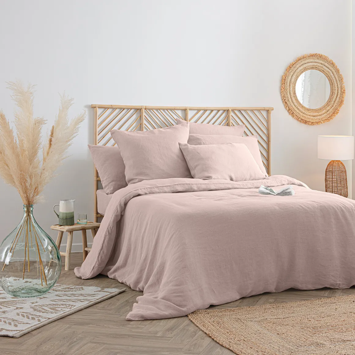 Housse de couette "Linah", lin lavé