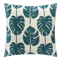 Housse de coussin "Feuilles"