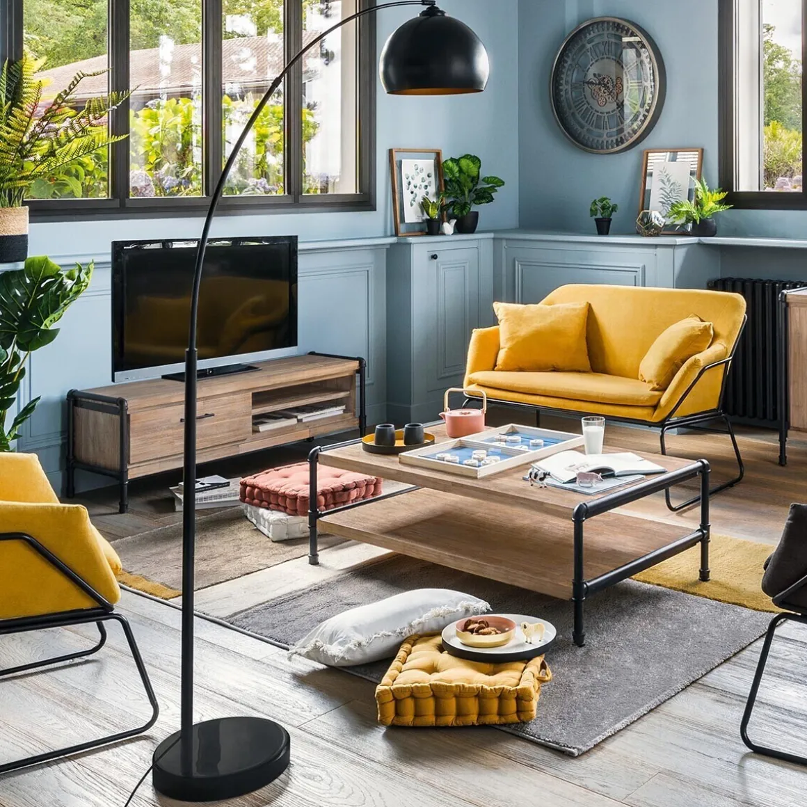 Lampadaire arc "Hyto"