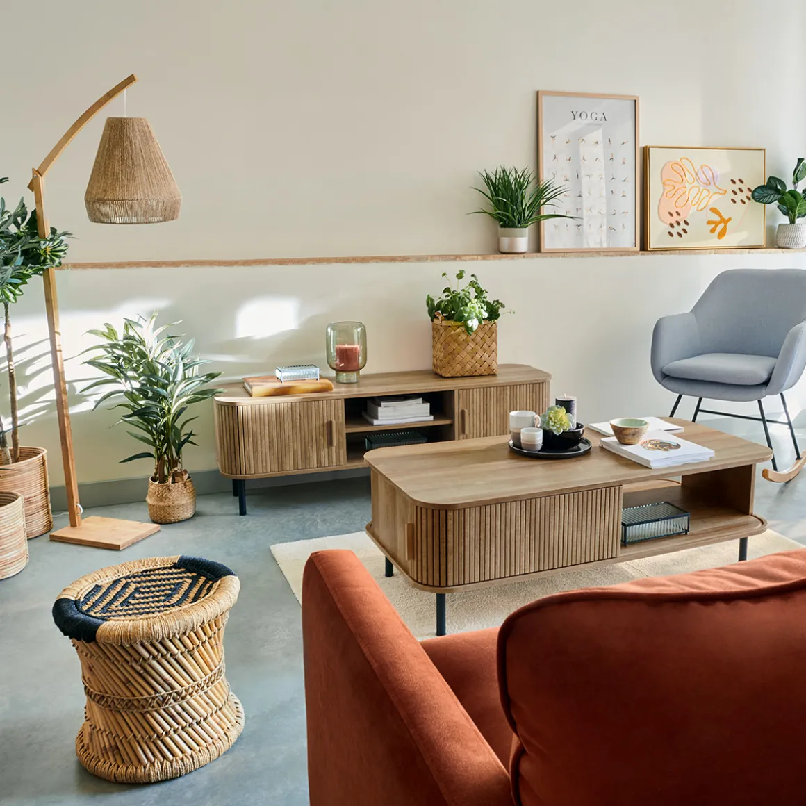 Lampadaire arc "Palm"