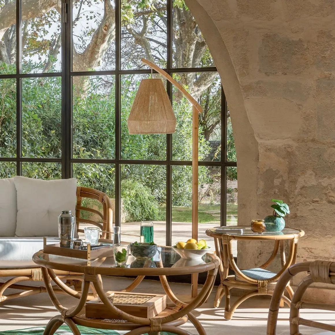 Lampadaire arc "Palm"