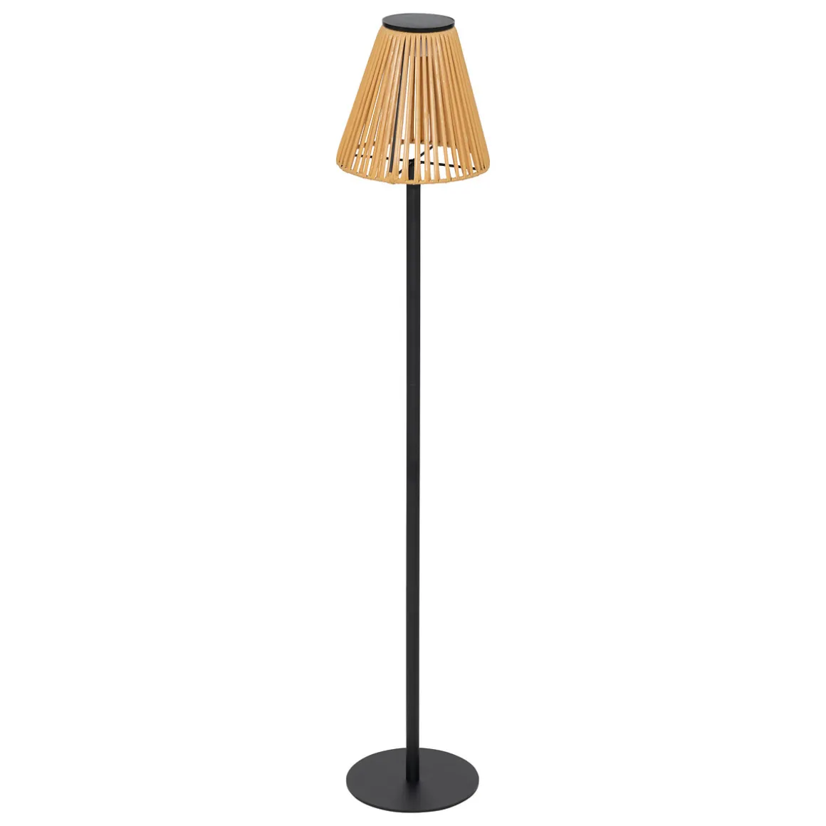 Lampadaire d'extérieur solaire et USB "Kessy"