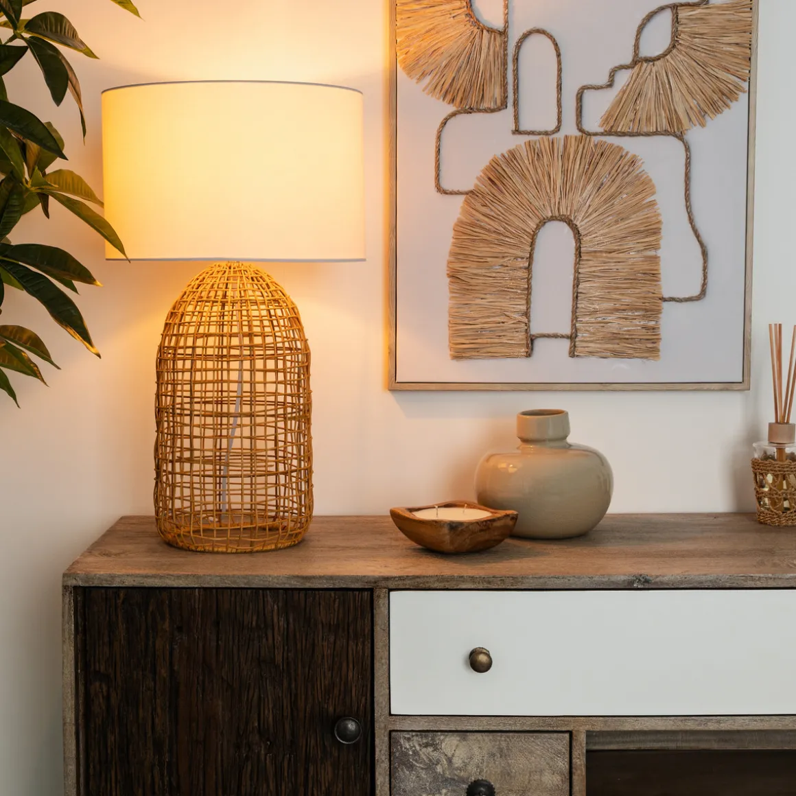 Lampe cylindre "Karla"