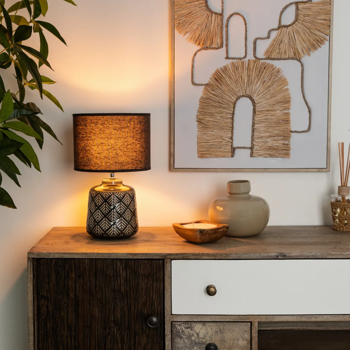 Lampe "Ilou", céramique