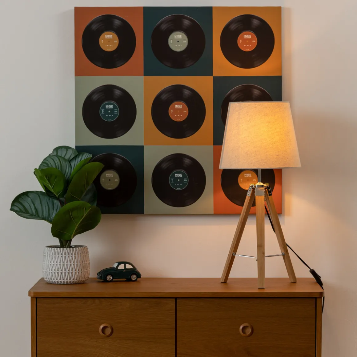 Lampe trépied "Runo"