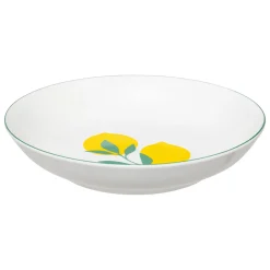 Lot de 6 assiettes creuses "Citron"