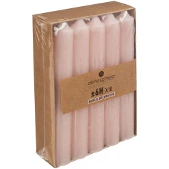 Lot de 10 bougies bâtons