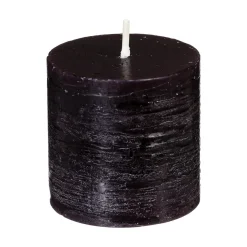 Lot de 4 bougies rustiques "Olia"