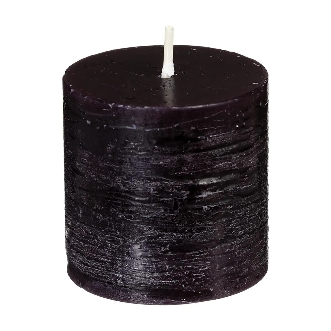 Lot de 4 bougies rustiques "Olia"