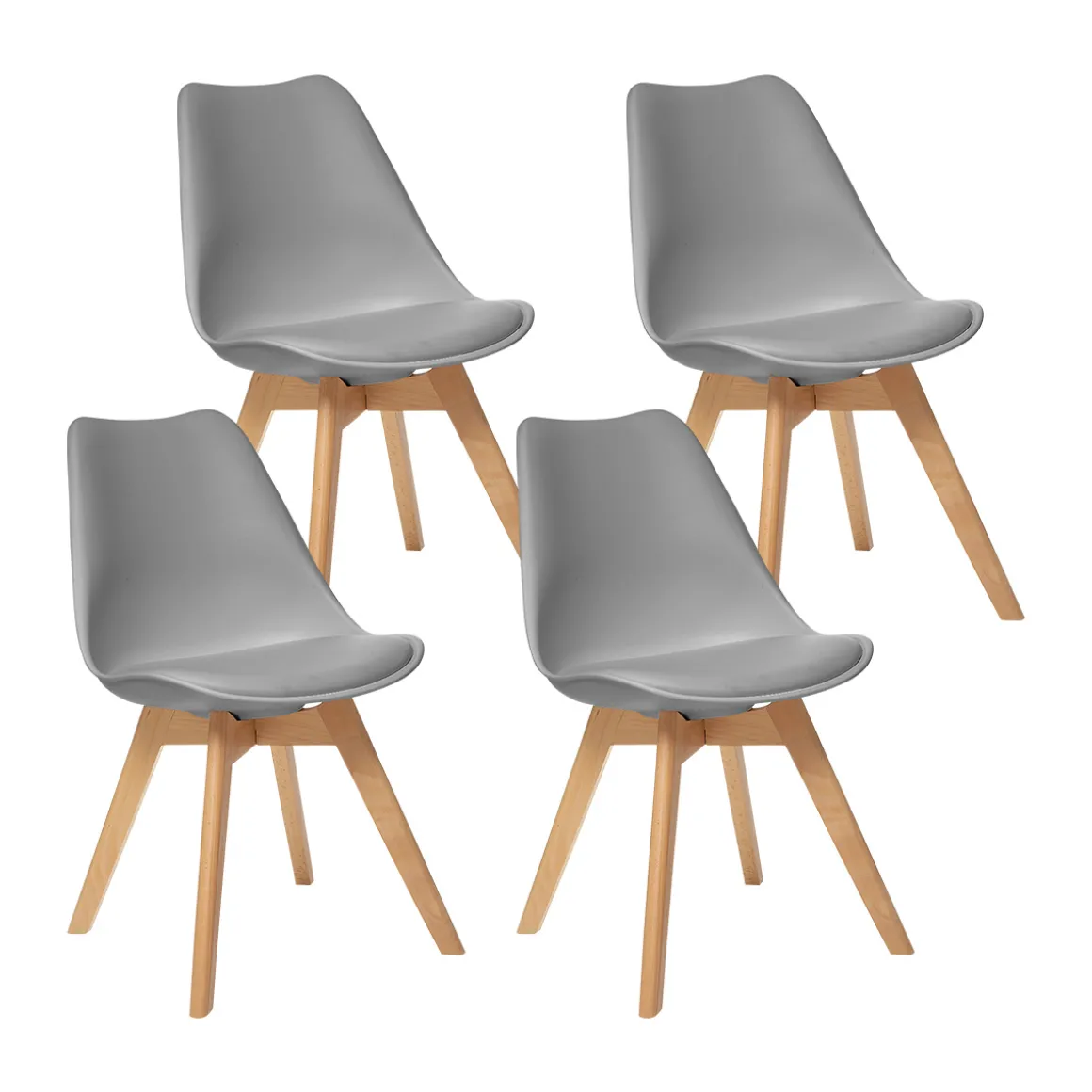 Lot de 4 chaises "Baya"