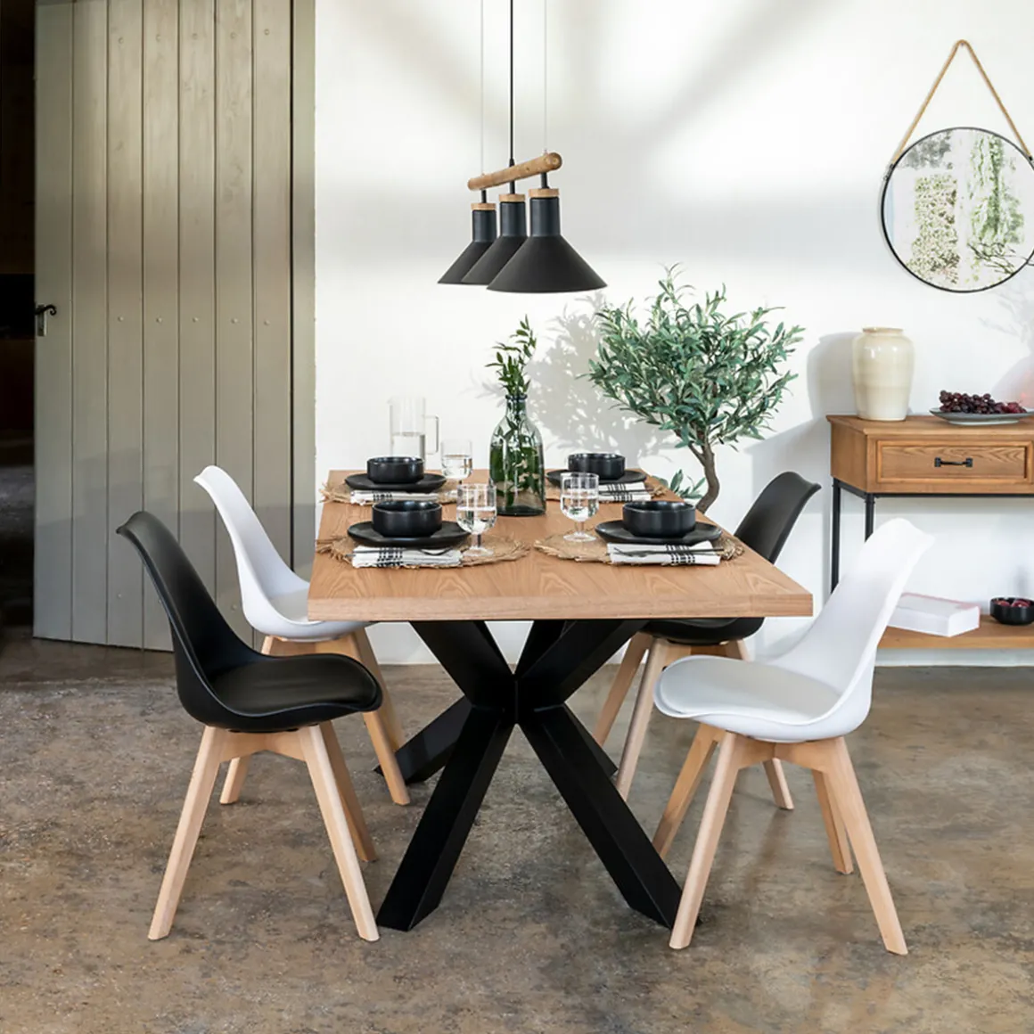 Lot de 6 chaises "Baya"