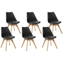 Lot de 6 chaises "Baya"