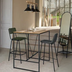 Lot de 2 chaises de bar "Vladi"