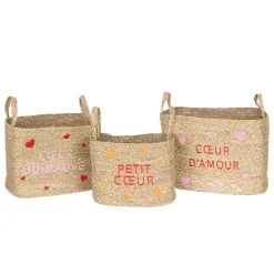 Lot de 3 paniers enfant "Neree"