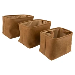 Lot de 3 paniers simili "Roméo"