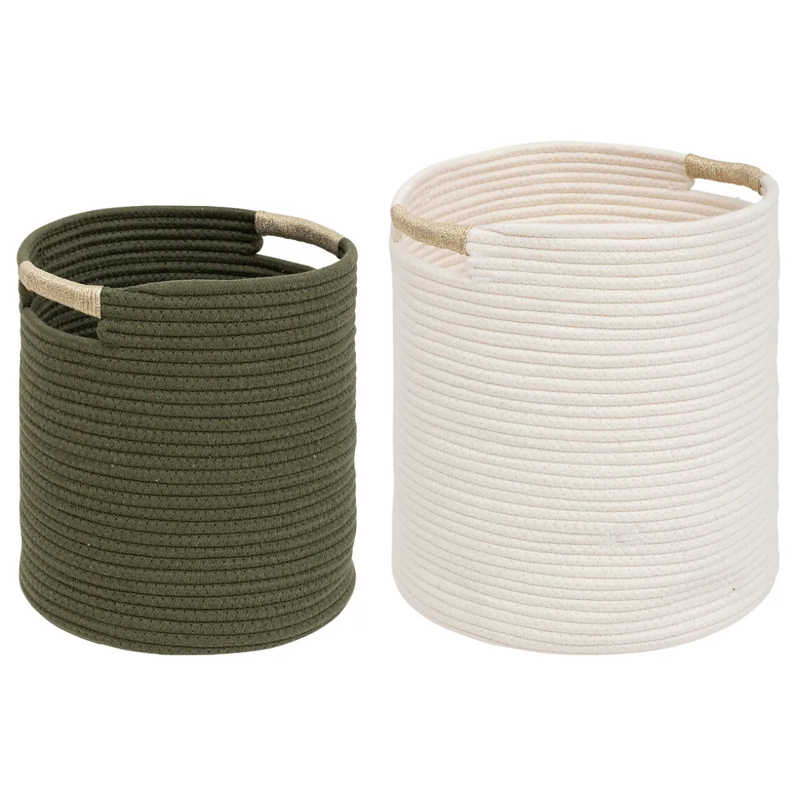 Lot de 2 paniers "Tropical boudoir"