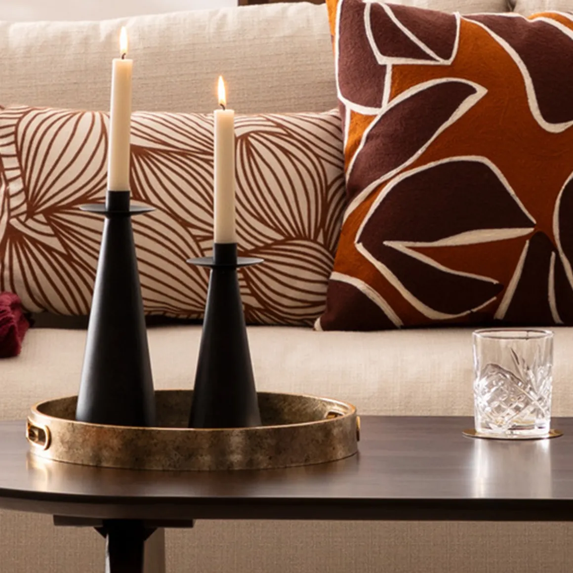 Lot de 2 plateaux "Elya"