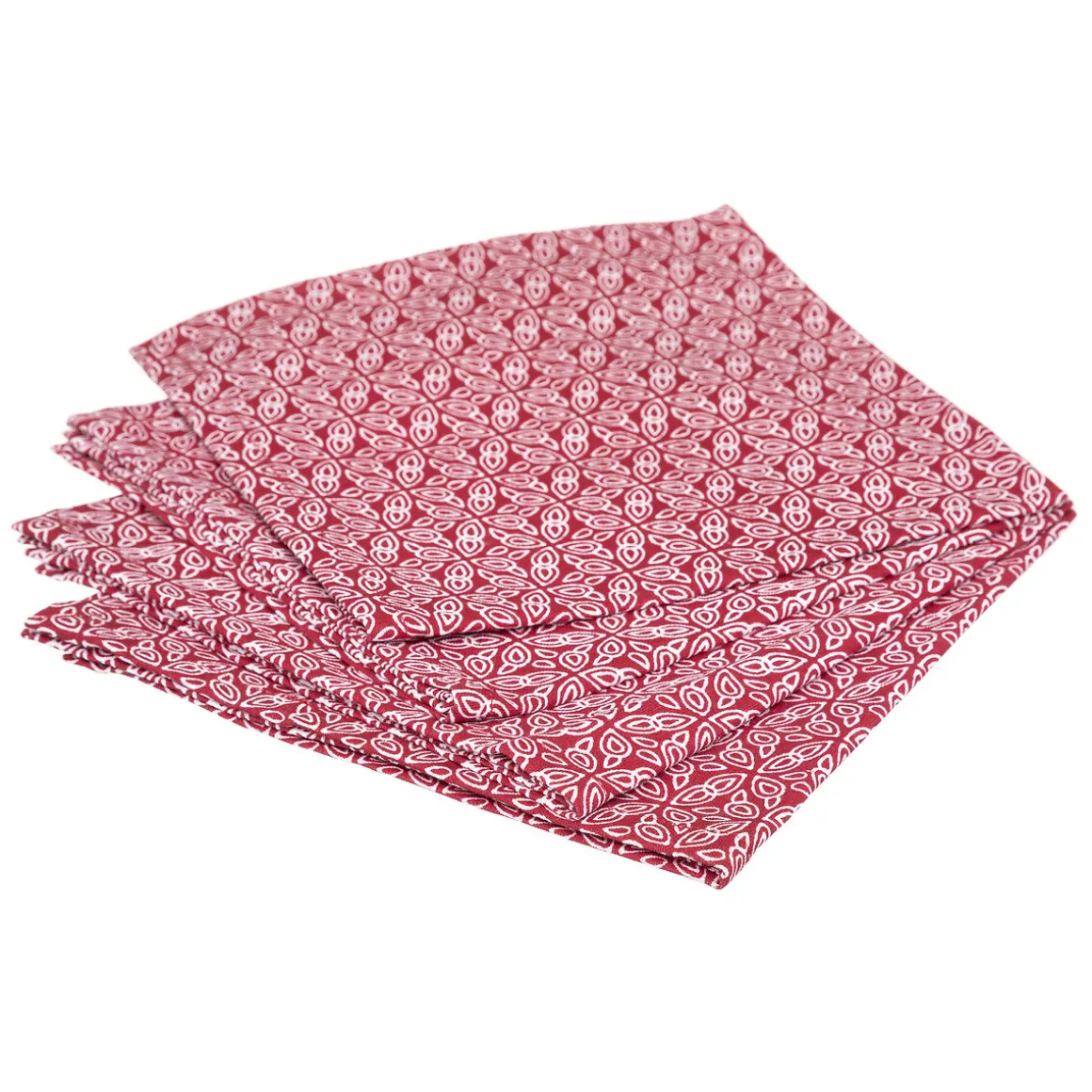 Lot de 4 serviettes de table "Olia"