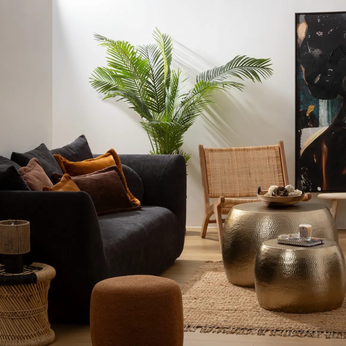 Lot de 2 tables basses "Issam"