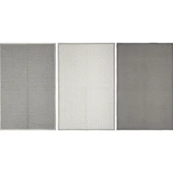 Lot de 3 torchons coton